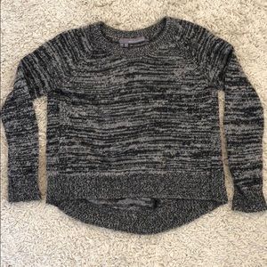 High low marled great cashmere sweater